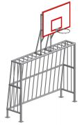 Vadzaari УА 102 Ворота для мини-футбола с баскетбольным щитом (без сетки)